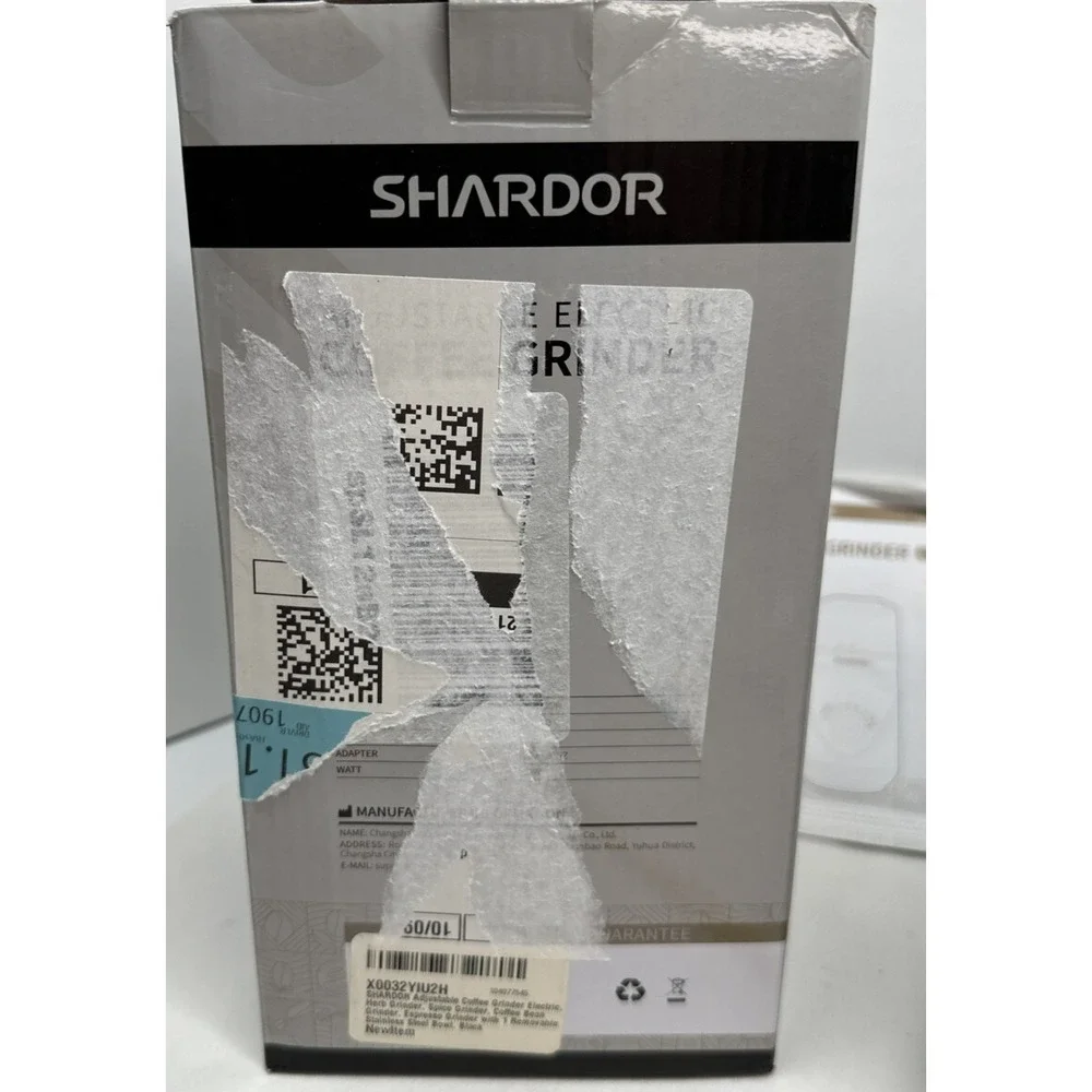 SHARDOR Adjustable Coffee Bean Grinder Electric Herb Spice Espresso CG638 Black